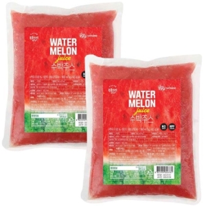 대상 복음자리 수박주스 아이스박스무료 땡모반 (1kg,2개)