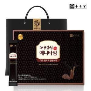 종근당건강 녹용홍삼 애니타임 10ml 30포_이미지