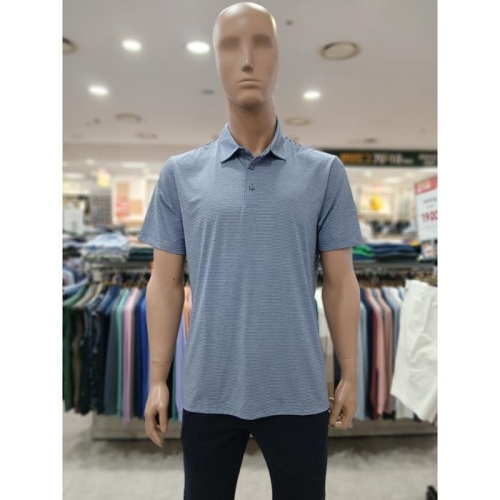 크로커다일 세이브존05 나일론 혼방 제천에리 블루색 반팔 티셔츠 AB TP 2703 34 37444258_이미지