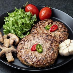 자연맛남 전주 블랙라벨 수제 한돈 육즙 떡갈비 120g (3개)_이미지