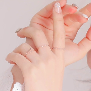 헤스티아 핸드메이드+쇼핑백/Fortuna/ Lana 925 Silver Ring RR-60317