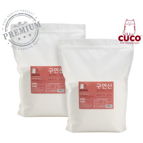 CUCO 구연산 프리미엄 5kg (2개)_이미지