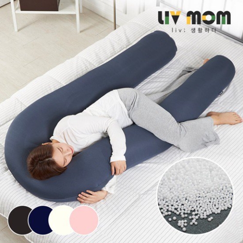 리브맘 대왕 빅사이즈 U자 달콤 바디필로우 비즈쿠션 (150cm)_이미지