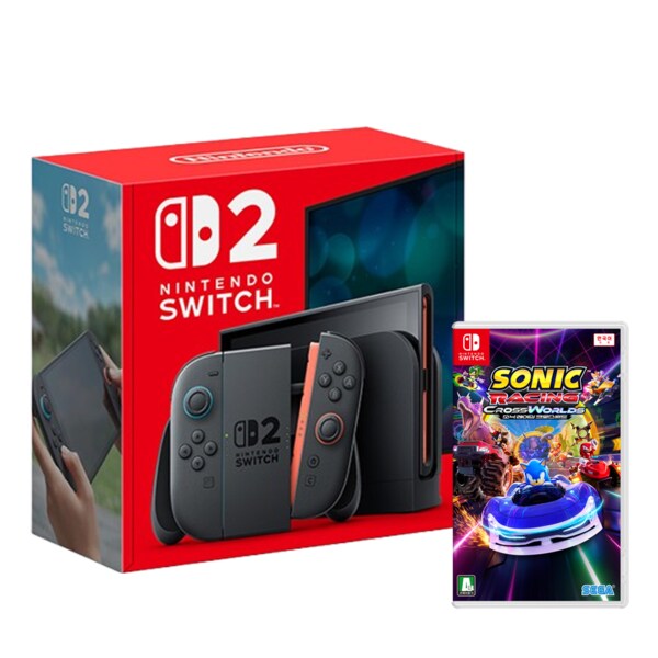 Nintendo 닌텐도 스위치 2 게임 타이틀(SWITCH1) 세트 (소닉 레이싱 크로스 월드)