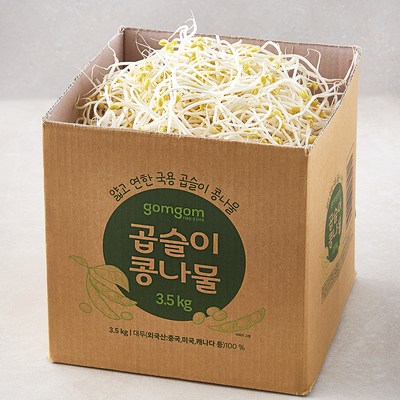 곰곰 곱슬이 콩나물 (3.5kg,1박스)_이미지