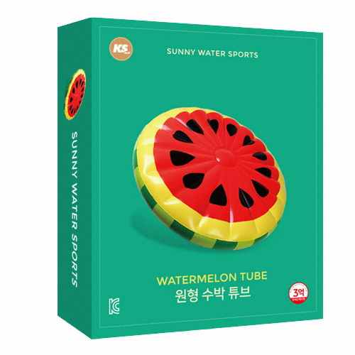 케이에스몰 써니워터 특대형 수박 튜브