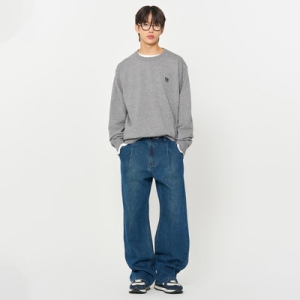 제너럴아이디어 MAN 원턱 와이드 데님 팬츠 2COL / SBD3M11003_이미지