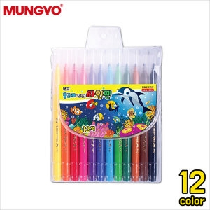 문교 돌고래 사인펜 (12색)_이미지