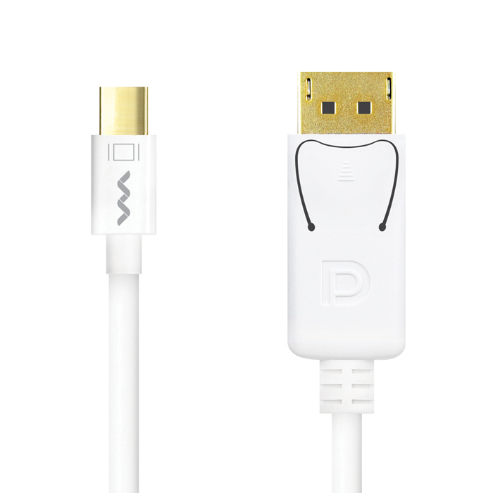 와사비망고 딴트공 Mini DisplayPort to DisplayPort V1.2 MDP-747 JETSPEED 변환 케이블 (1.8m)_이미지