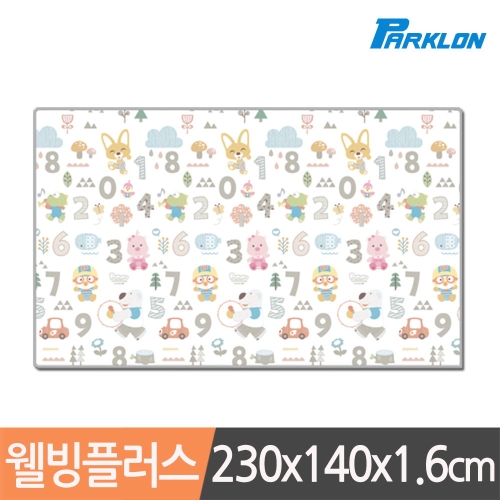 파크론 뽀로로 벅스 웰빙플러스 놀이방매트 230x140x1.6cm