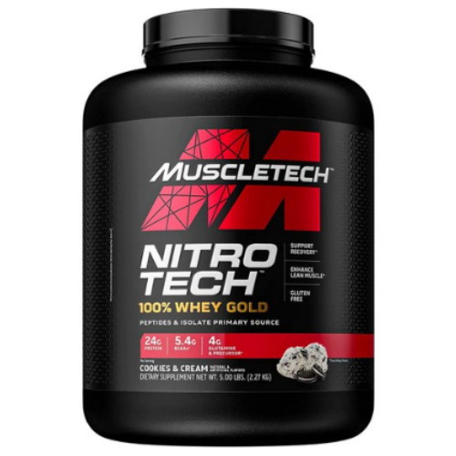 머슬테크 니트로 테크 웨이 골드 쿠키앤크림 2.27kg (해외) (1개)_이미지