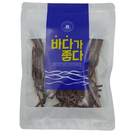 바다가좋다 녹차함유 꼬마 조미오징어 슬라이스 60g