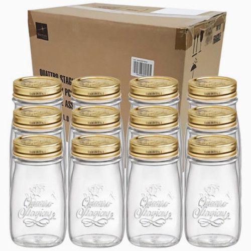 보르미올리 콰드로 보뜰레 잼병 400ml (12개)