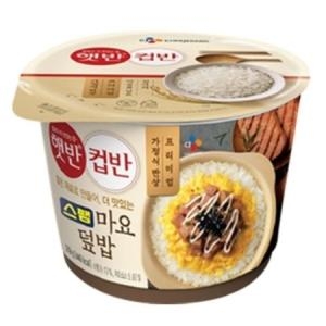 CJ제일제당 햇반 컵반 스팸 마요 덮밥 219g (1개)_이미지