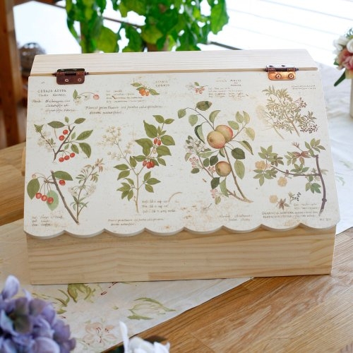 루미아 루미아 플랜트 플로라 원목 다용도 수납함 ST-103