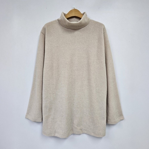 나야홍 빅사이즈 412 메시브반폴라넥긴팔티 DLDT341_이미지