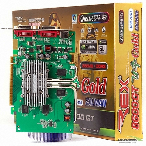 Rextech 지포스 8600GT 강추 Gold 256MB VNF100 AVA_이미지