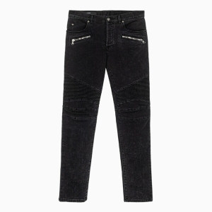  발망 명품 스트레치 블랙 남성 데님 팬츠 YH1MH006DB670PC YH1MH006DB670PC00