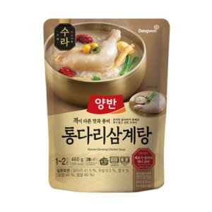 동원F&B 양반 수라 통다리 삼계탕 460g이미지입니다. 누르면 해당 게시물로 새창이동합니다.