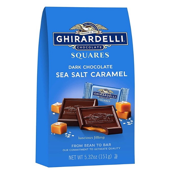 기라델리 다크 앤 캐러멜 씨솔트 초콜릿 151g (해외) (3개)