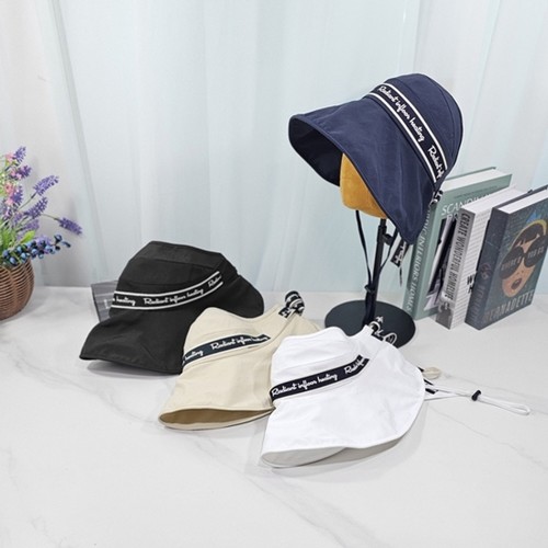 와이어 레터링 리본 스트랩 썬캡 벙거지 SMACC122