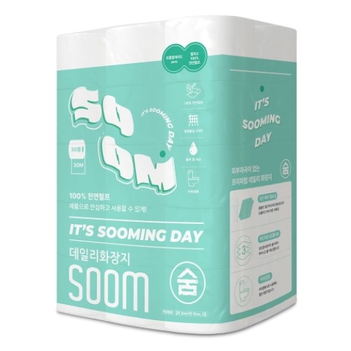 숨 데일리화장지 30m (30롤)