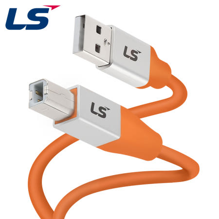 LS전선 USB 2.0 슈퍼라이프사이클 High-Flex AM-BM 케이블 (LS-UBB-20H-030, 3m)_이미지