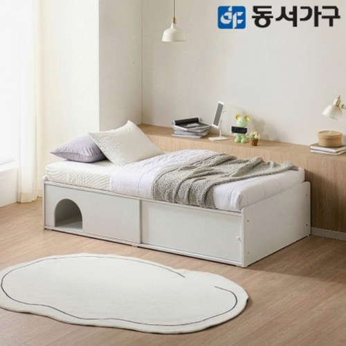  동서가구 뉴라보 A타입 수납 침대 SS [매트별도]