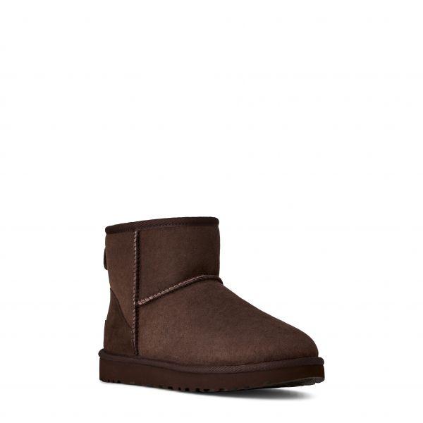 UGG 우먼 클래식 미니 2 제뉴인 시어링 라인드 부츠 더스티드 코코아 11197877_이미지