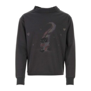 차콜 코튼 티셔츠 WDTT123793UCH