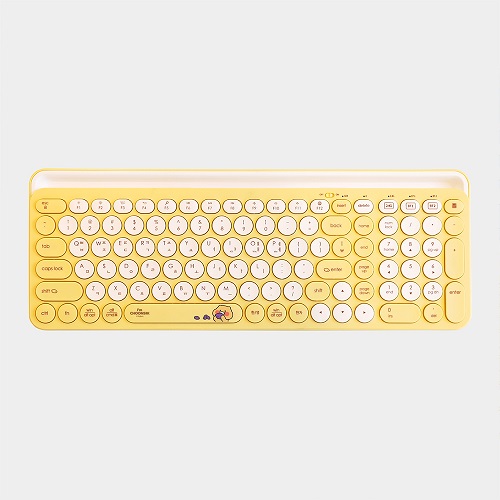 퓨전에프앤씨 카카오프렌즈 KFK100C 춘식이 무선 키보드_이미지