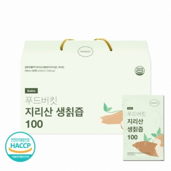 참들식품 푸드버킷 지리산 생칡즙 100 70ml 30포 (1개)_이미지