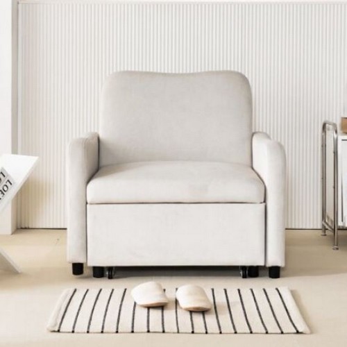 루나 확장형 편백황토숯 아쿠아텍스 패브릭 소파베드 1인용