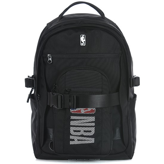 엔비에이(NBA) 로고맨 NBA 2WAY 와펜 멀티백팩 N225AB011P-BLK_이미지