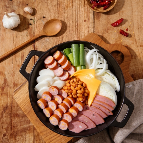 오리지널 부대찌개 500g 2팩 + 더진한 부대찌개 500g 2팩 부대찌개 2종 500g 2팩 4팩 오리지널 더진한