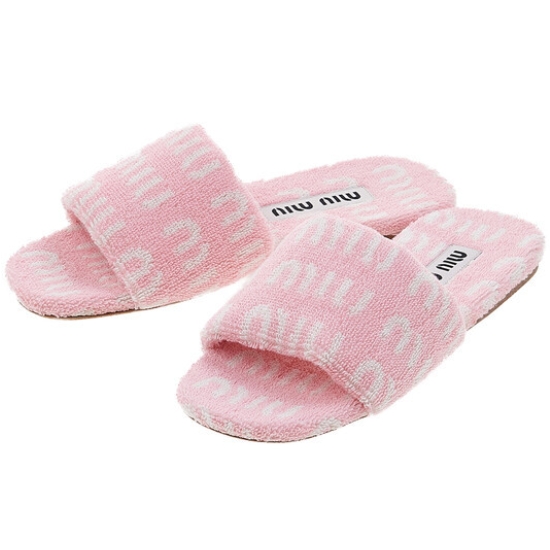 미우미우 올오버 로고 테리클로스 슬라이드 5XX556 3LKX F00M8이미지입니다. 누르면 해당 게시물로 새창이동합니다.