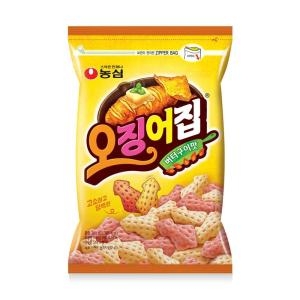 농심 오징어집 260g X 3 대용량 지퍼백 버터구이맛 스낵