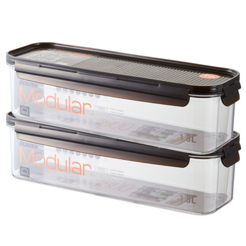 락앤락 비스프리 모듈러 직사각 1.8L (2개)_이미지