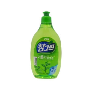 라이온코리아 참그린 기름기 뽀드득 레몬녹차 500g (480ml) (1개)