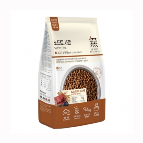 독 소프트 사료 소고기&황태 1kg