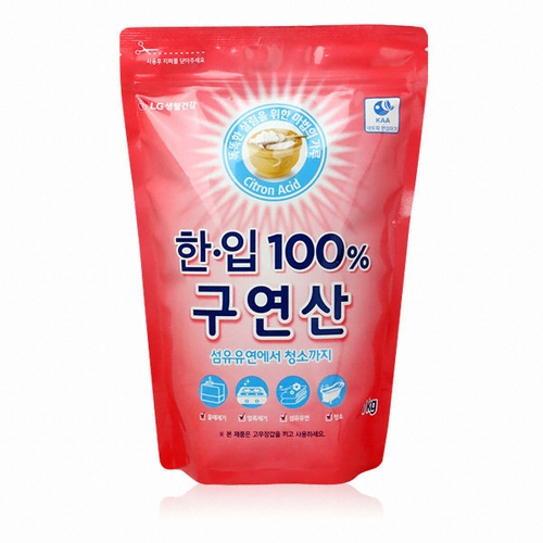 LG생활건강 한.입 100% 구연산 1kg (3개)