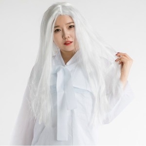 파티쇼 귀신가발백발 파티가발 귀신가발 소복 이벤트