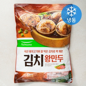 풀무원 제대로 채운 김치왕만두 냉동 1개 1.4kg_이미지