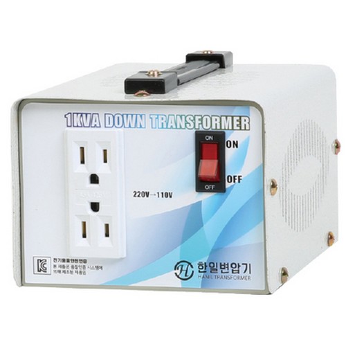 한일 1KVA 다운트랜스 티코어