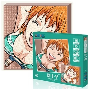 토이앤퍼즐 DIY 보석십자수 원피스 나미 BS25-103 25x25 큐빅 비즈 캔버스형_이미지