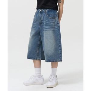 토피 TOFFEE 워시드 버뮤다 데님 팬츠 BLUE T4S-WBDPT227BL 118870