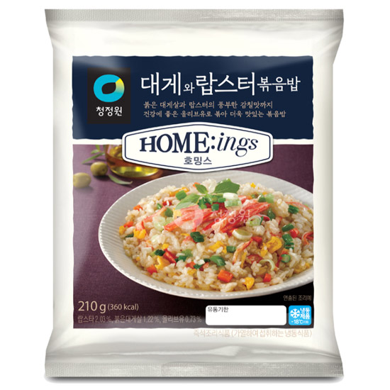 대상 청정원 호밍스 대게 앤 랍스터 볶음밥 210g이미지입니다. 누르면 해당 게시물로 새창이동합니다.