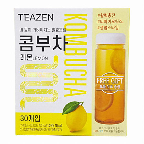 티젠 콤부차 레몬 30T이미지입니다. 누르면 해당 게시물로 새창이동합니다.
