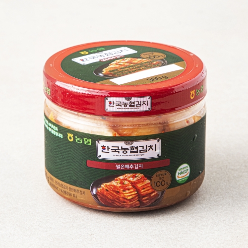 한국농협김치 썰은 배추김치 용기형 300g (1개)_이미지