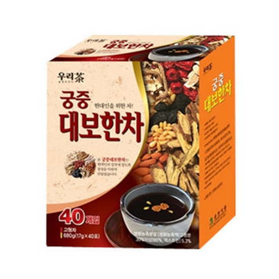 송원식품 우리차 궁중대보한차 40T이미지입니다. 누르면 해당 게시물로 새창이동합니다.